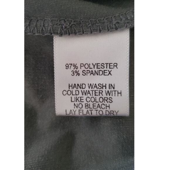 Gibson Crushed Velvet Flutter Sleeve Top Size M Fairycore Cottagecore Holiday - Picture 4 of 5